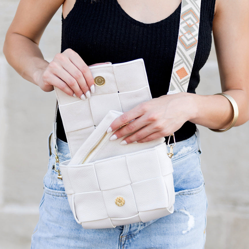 Margot Foldover Leather Crossbody Bag