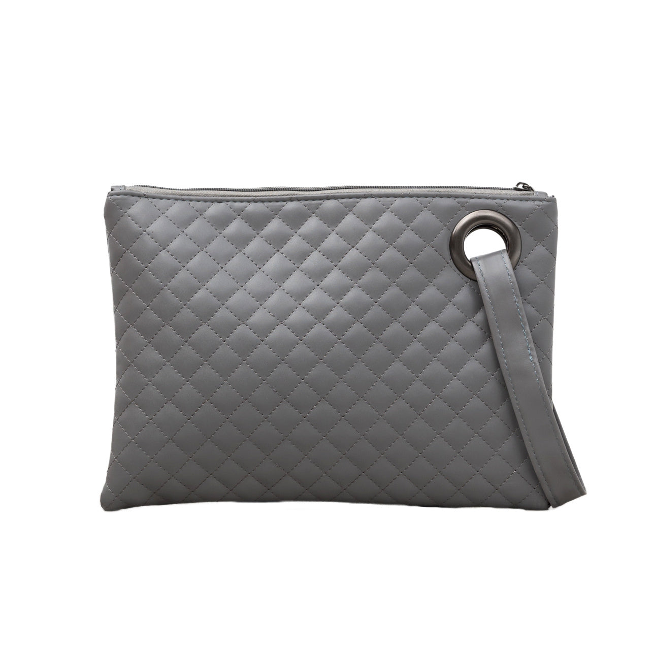 Quilted Wristlet Clutch Bag