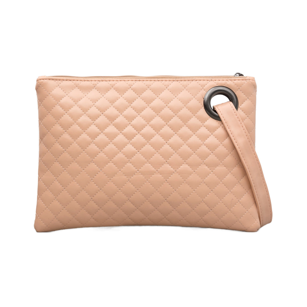 Quilted Wristlet Clutch Bag