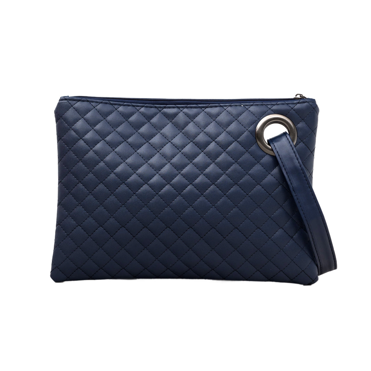 Quilted Wristlet Clutch Bag