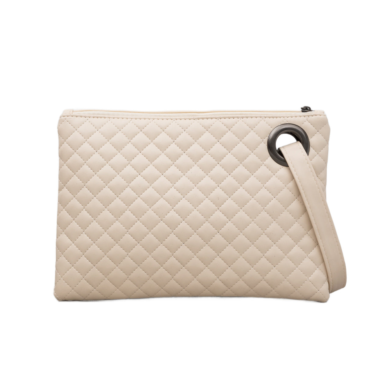 Quilted Wristlet Clutch Bag