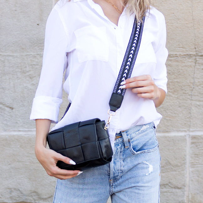 Margot Foldover Leather Crossbody Bag