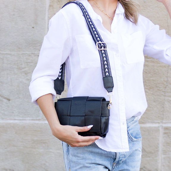 Margot Foldover Leather Crossbody Bag