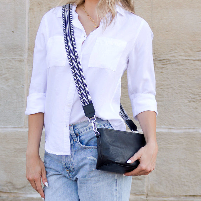 Aria Leather Compact Crossbody Bag
