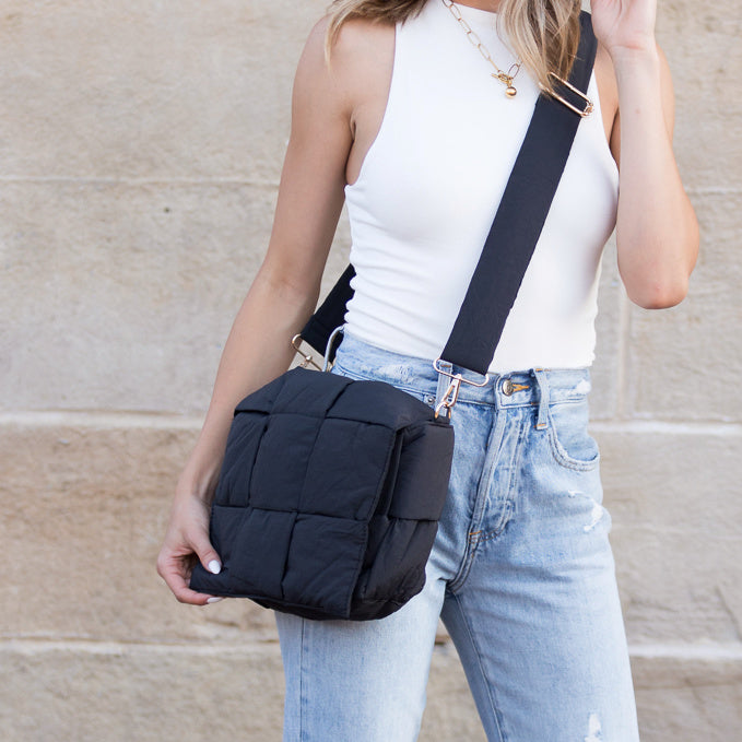 Romy Foldover Puffer Crossbody Bag