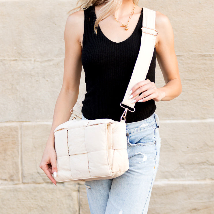 Romy Foldover Puffer Crossbody Bag