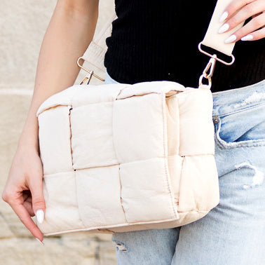Romy Foldover Puffer Crossbody Bag