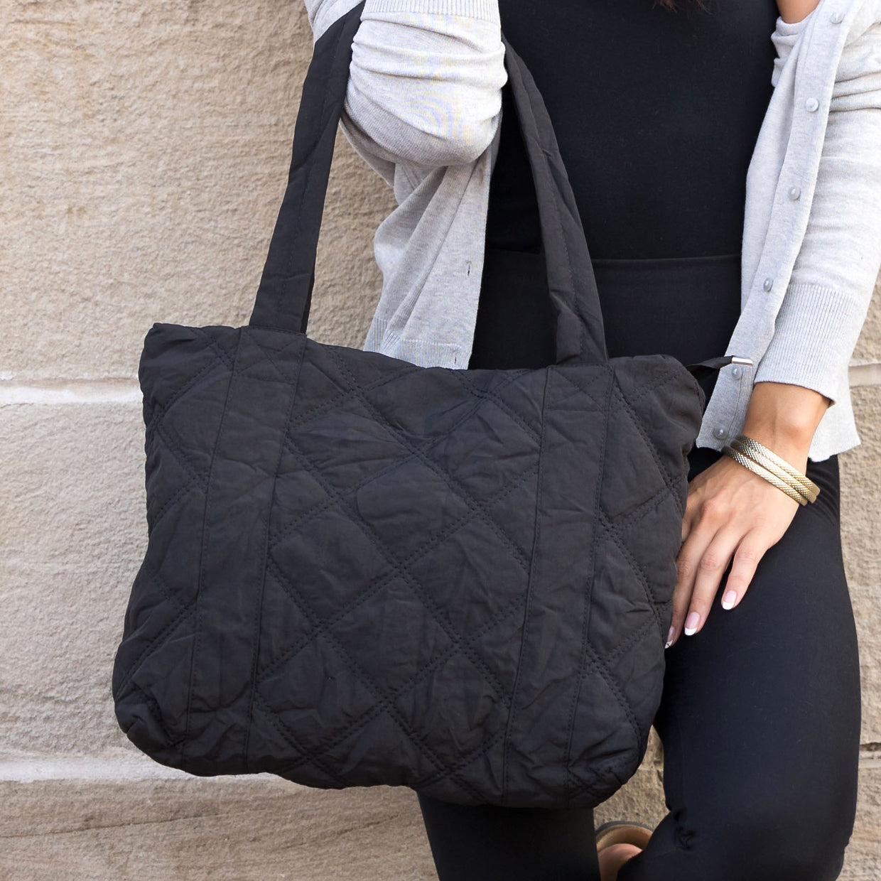 Quilted Tote Bag