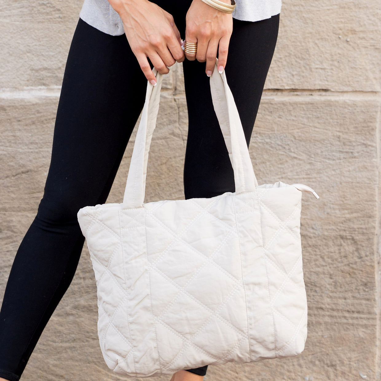 Quilted Tote Bag