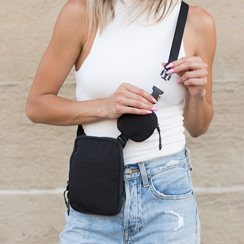 Eva Clippable/Removable Coin Pouch Crossbody Bag