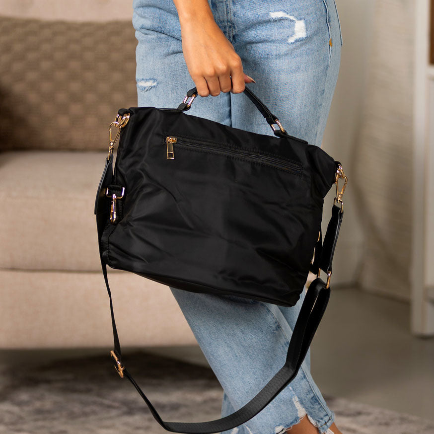 Demi Nylon Hobo Crossbody Bag