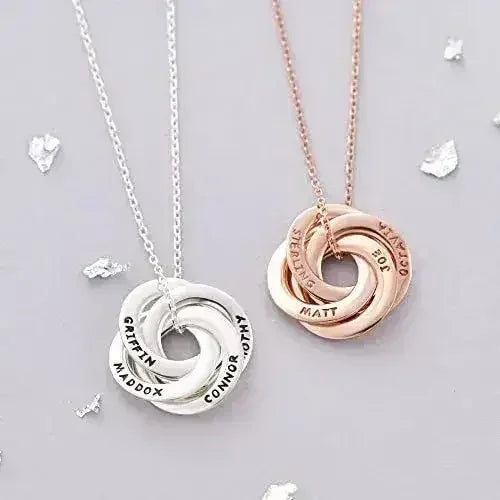 Personalized Mom Jewelry, Kids Names Necklace, Grandmothers Necklace