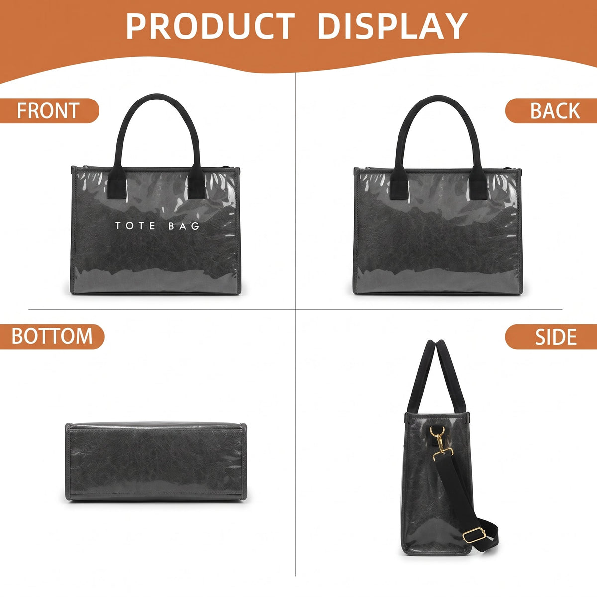 Kate Laminated City Tote