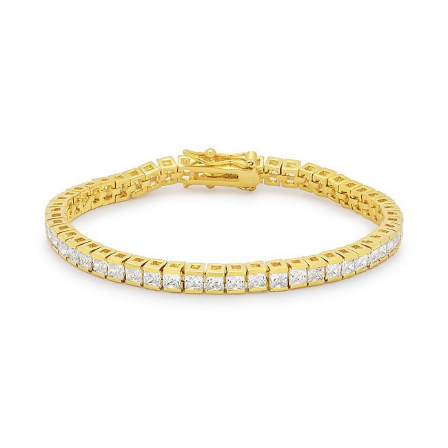 Debutante Gold-plated 7 Inch Tennis Bracelet