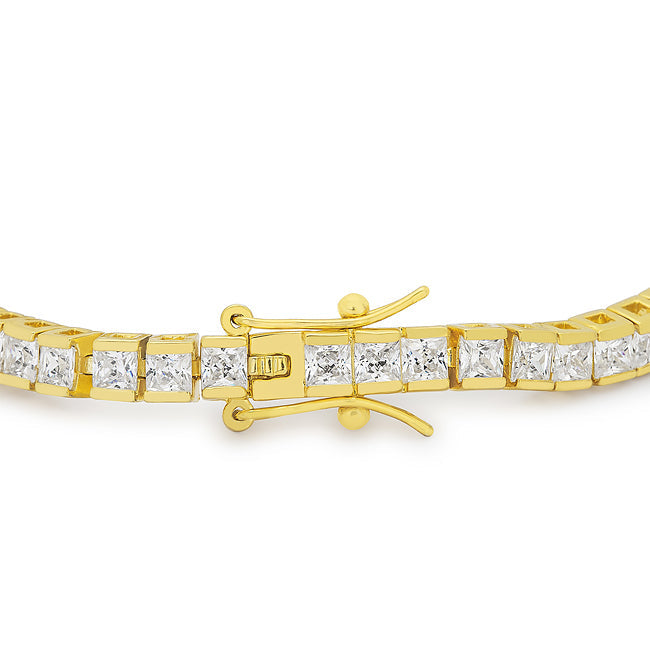 Debutante Gold-plated 7 Inch Tennis Bracelet
