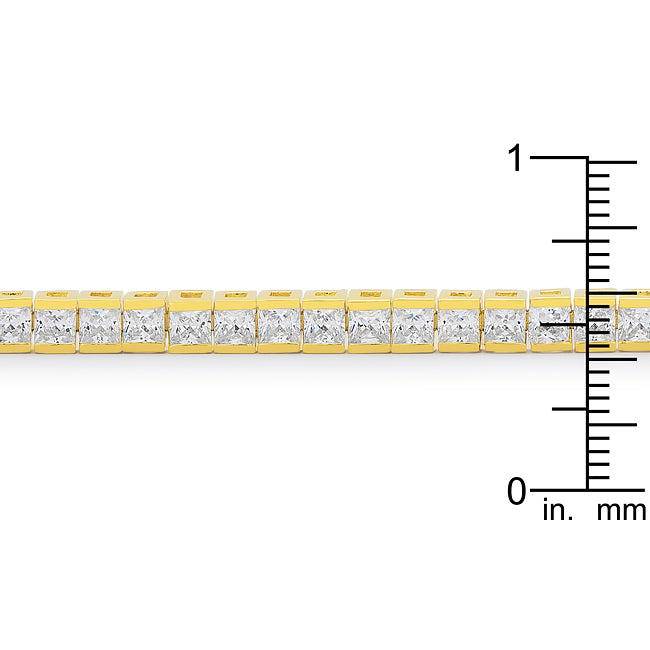 Debutante Gold-plated 7 Inch Tennis Bracelet
