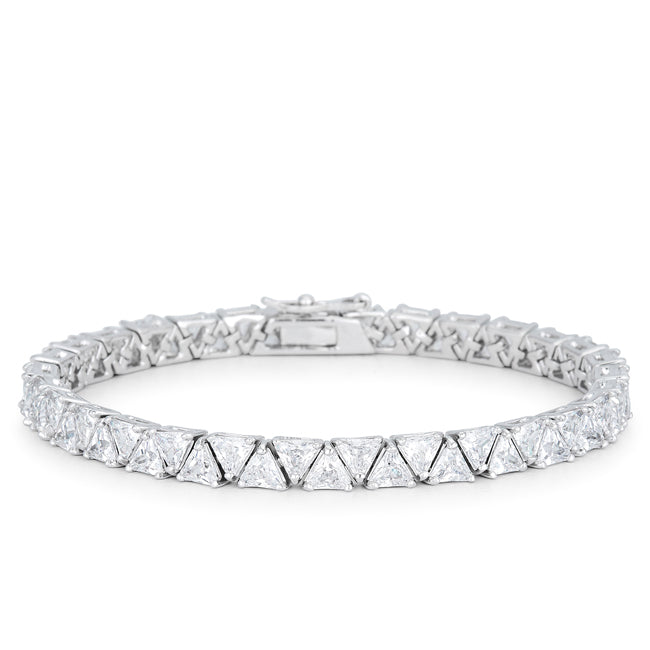 Divinity Trillion Cut Tennis Bracelet