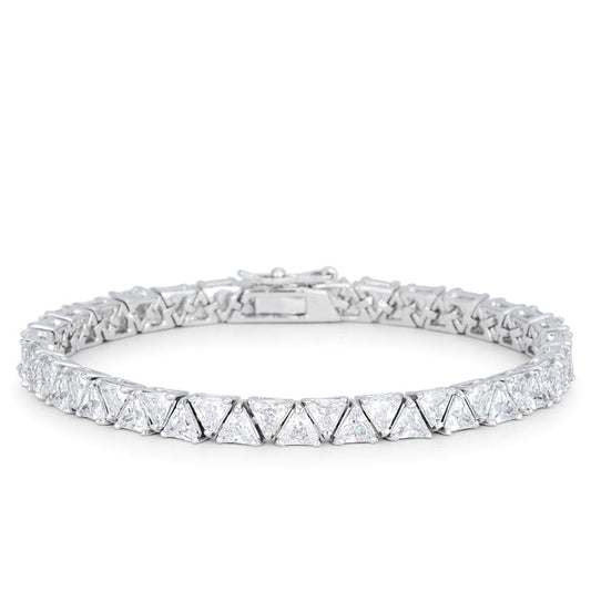 Divinity Trillion Cut Tennis Bracelet