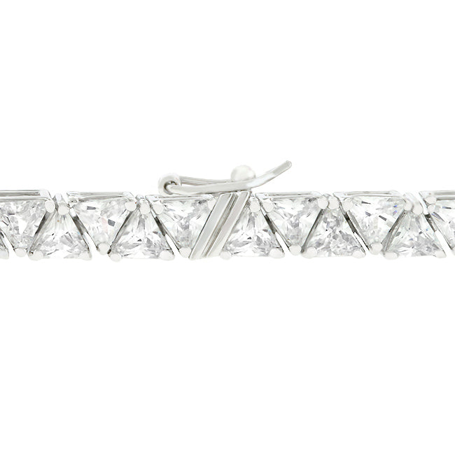 Divinity Trillion Cut Tennis Bracelet