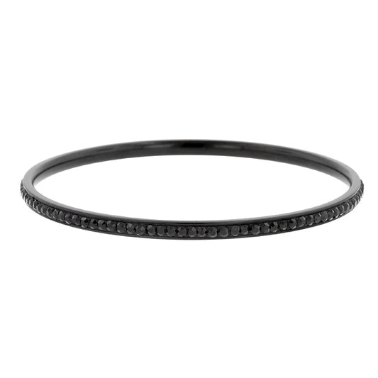 Beautiful Black Bangle Bracelet