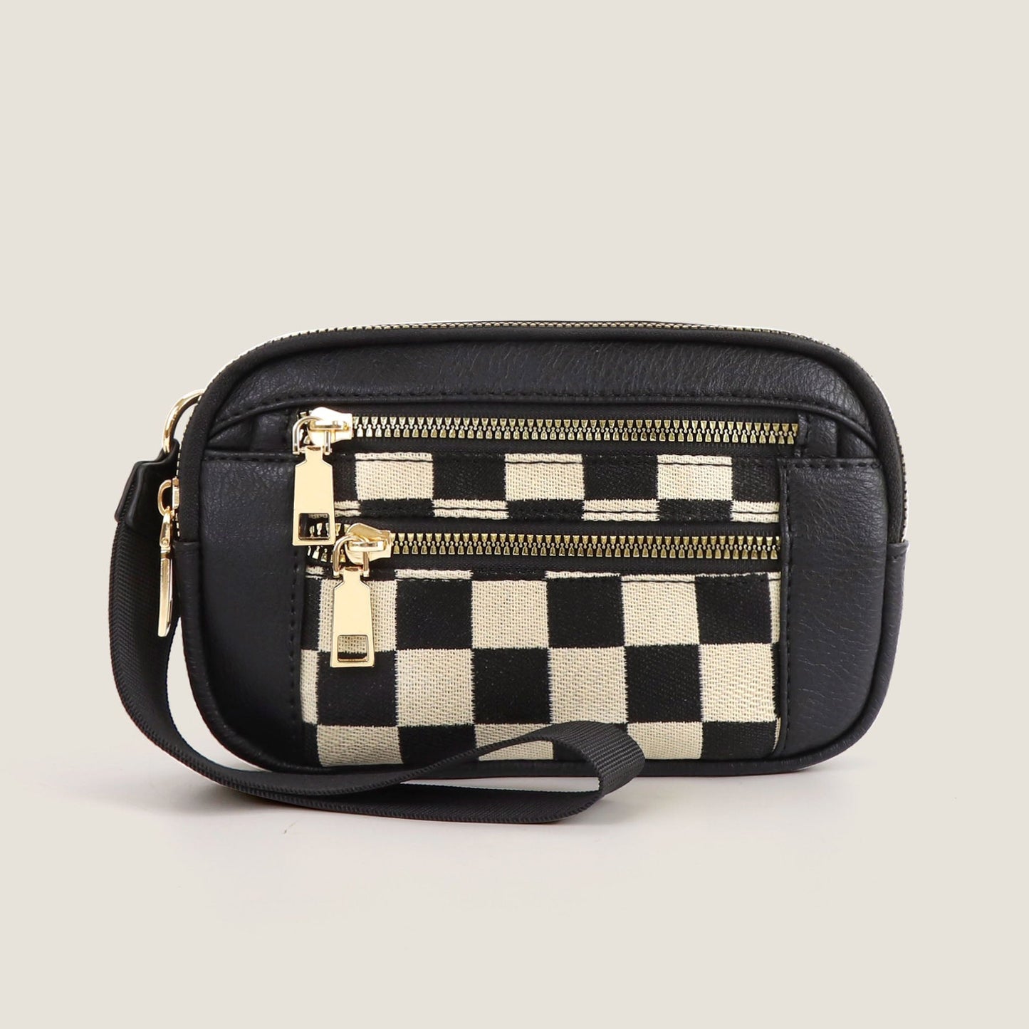Blake Mixed Media Wallet Pouch Bag