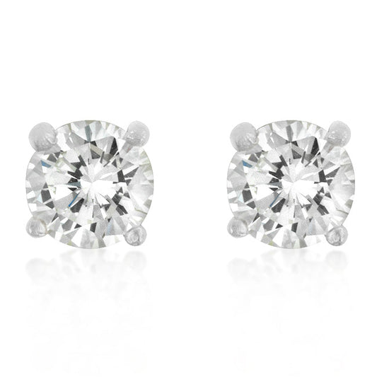 Jacqueline 5mm Classic Stud Earrings