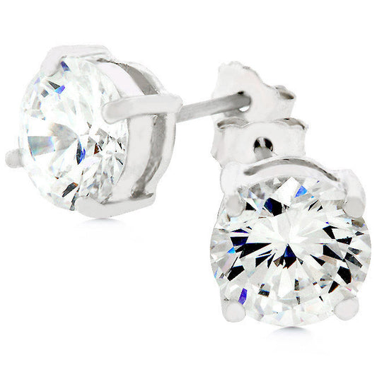 Penelope 7mm Elegant Everyday Stud Earrings