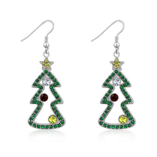 Festive Drop Christmas Earrings