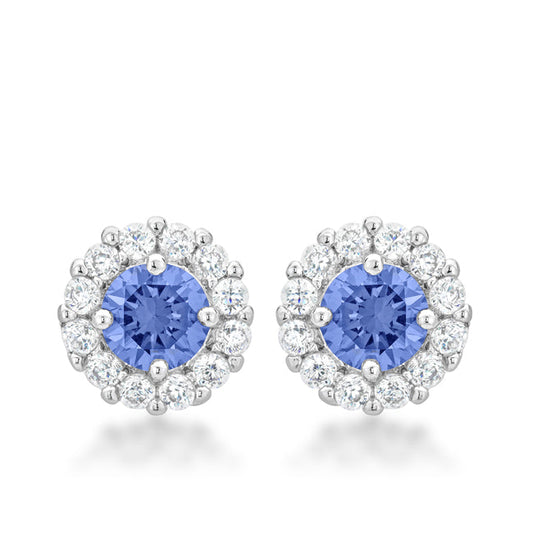 Beautiful Bella Bridal Light Purple Earrings