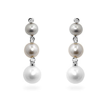 Gorgeous Multicolor Pearl Earrings