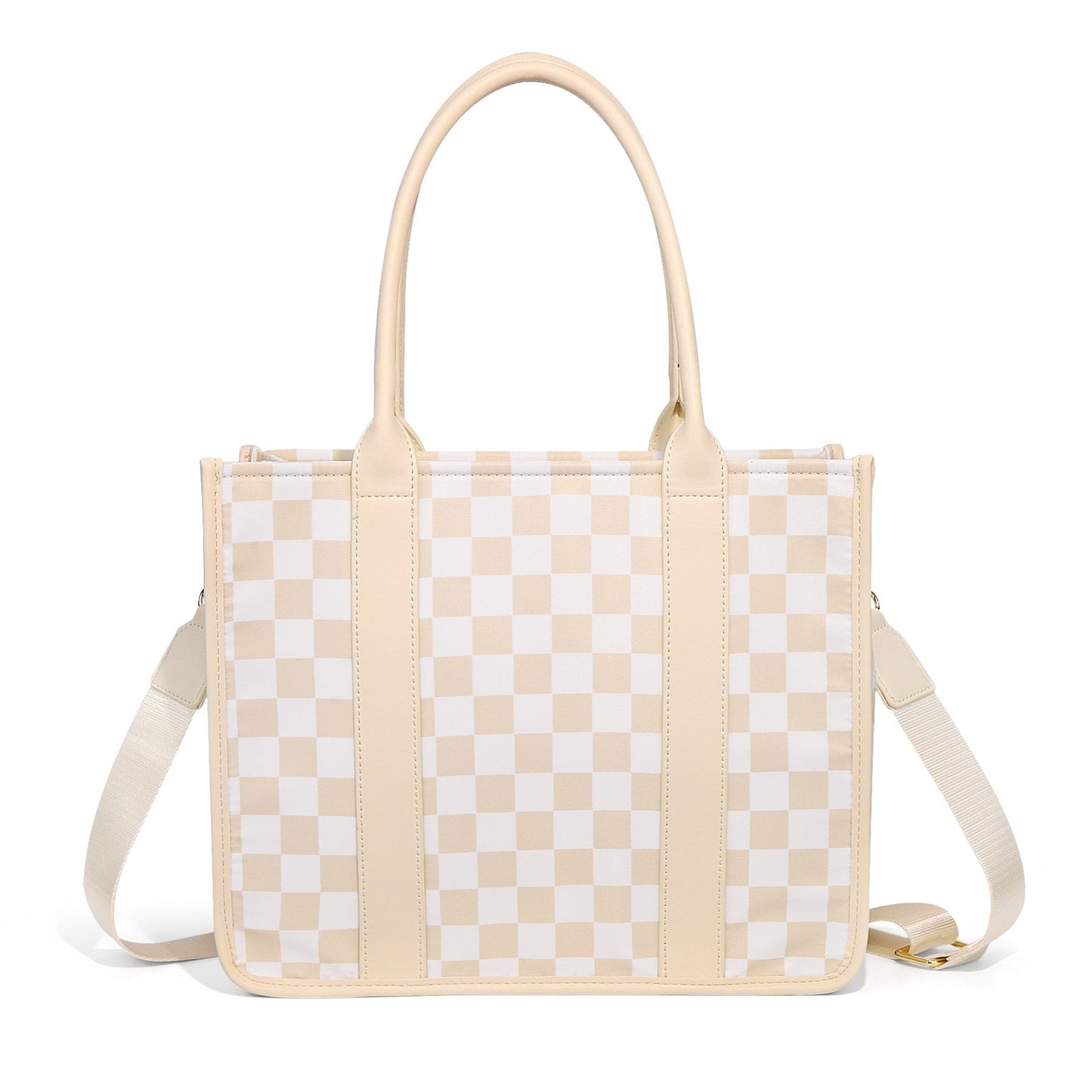 Dallas Checkered Tote Bag