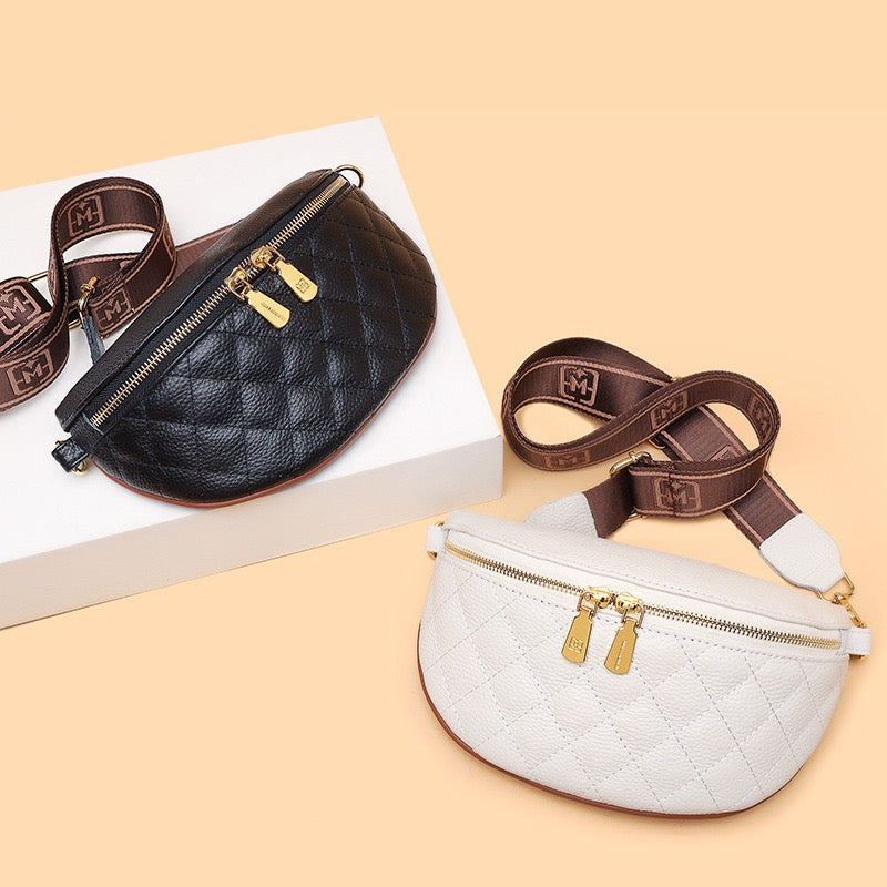 Myra Quilted Crescent Sling Bag