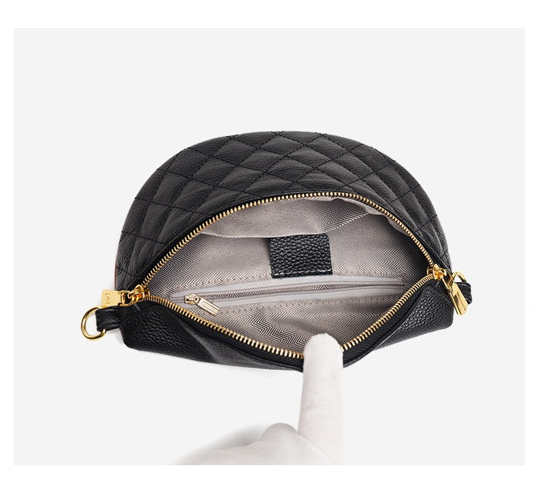 Myra Quilted Crescent Sling Bag