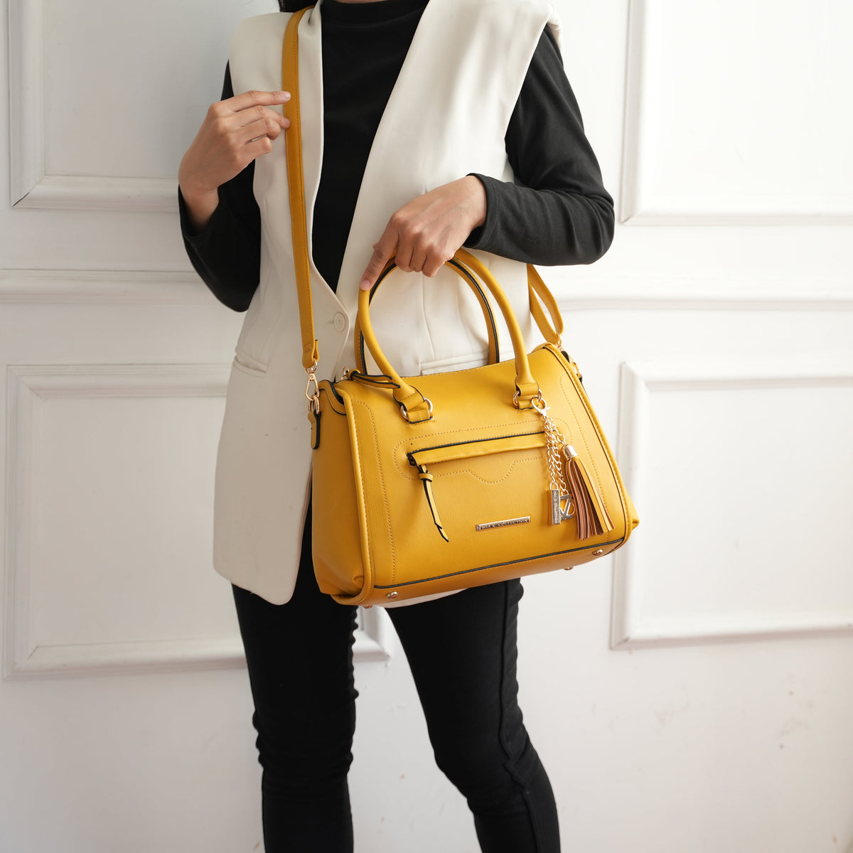 MKF Collection by Mia K. - Valeria Shoulder Bag and Keyring