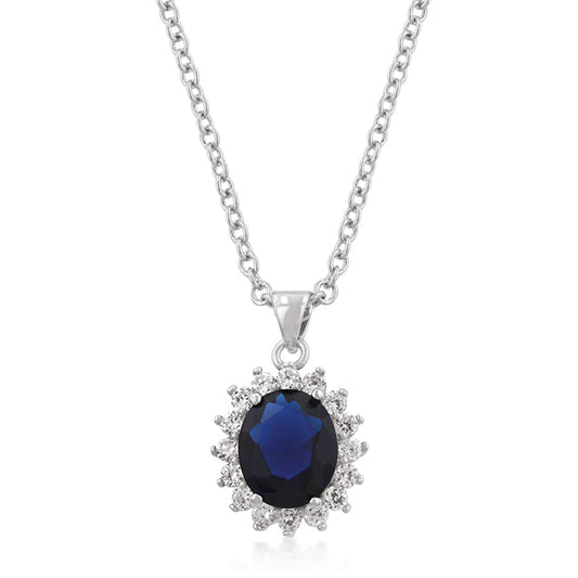 Radiant Royal Wedding Pendant Necklace