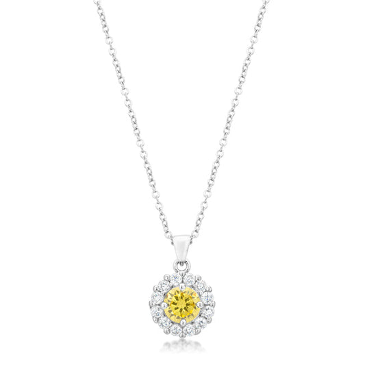 Beautiful Bella Bridal Pendant in Yellow