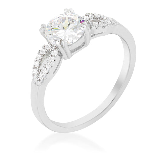 Classic Round Solitaire Engagement Ring