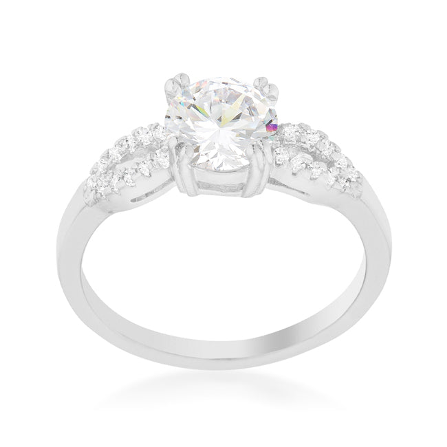 Classic Round Solitaire Engagement Ring