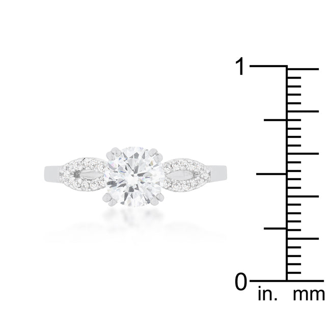 Classic Round Solitaire Engagement Ring