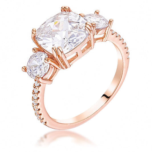 The Modern Royal Trendy 3.65CT Micro Pave CZ Ring