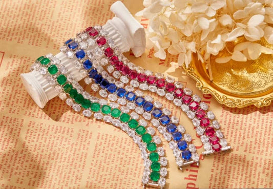 Gorgeous Couture Bracelet Oval Cubic Zirconia