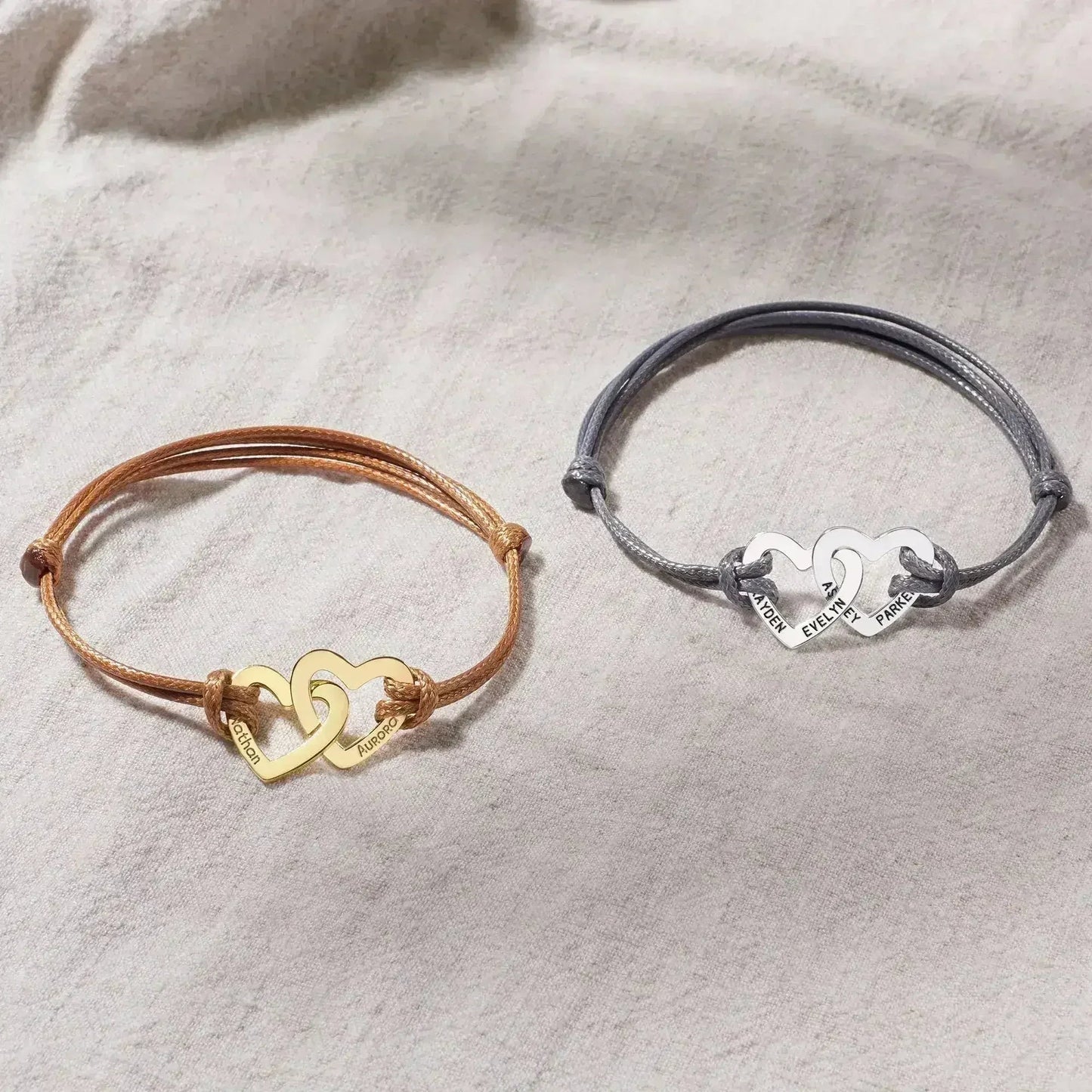 Custom Personalized Mom Jewelry, Grandma Bracelet with Names, Sister Jewelry, Friend Bracelet