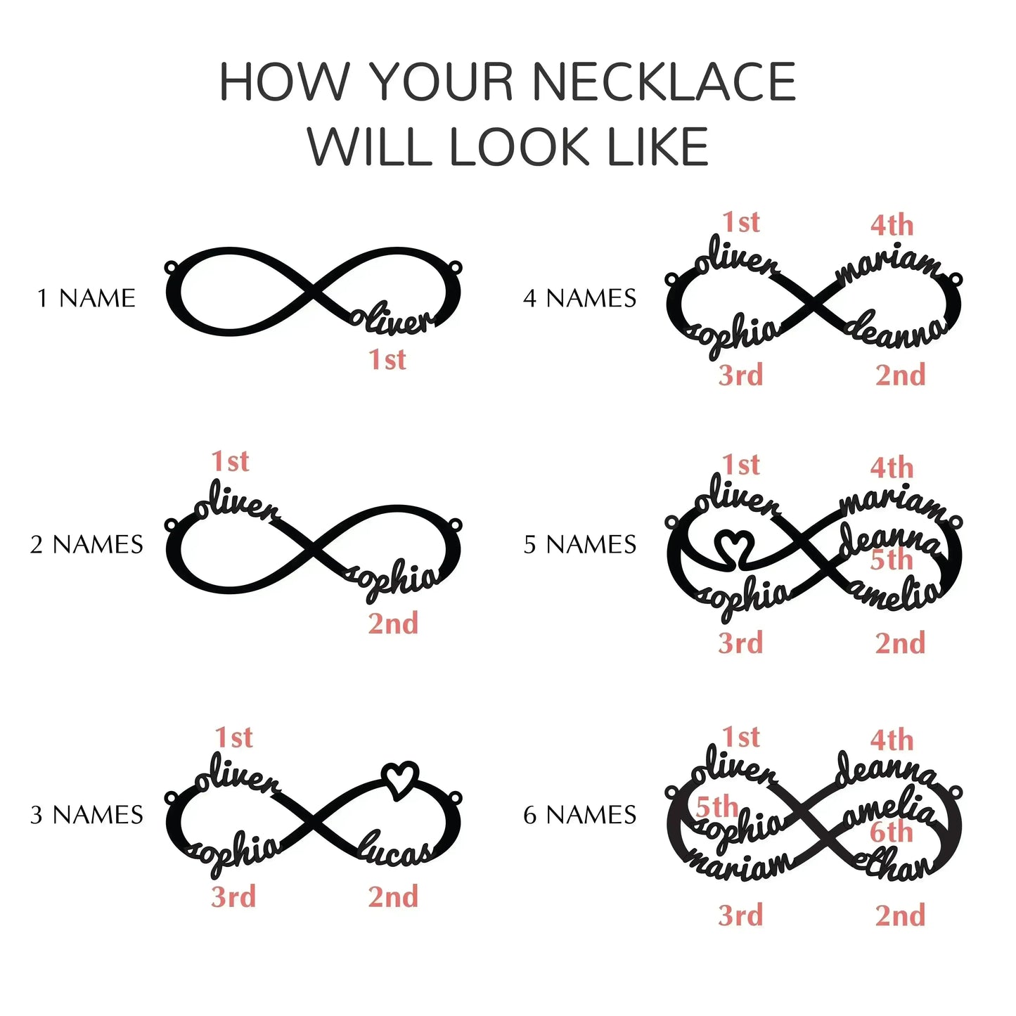 Custom Name Infinity Bracelet | Sterling Silver Mom Jewelry