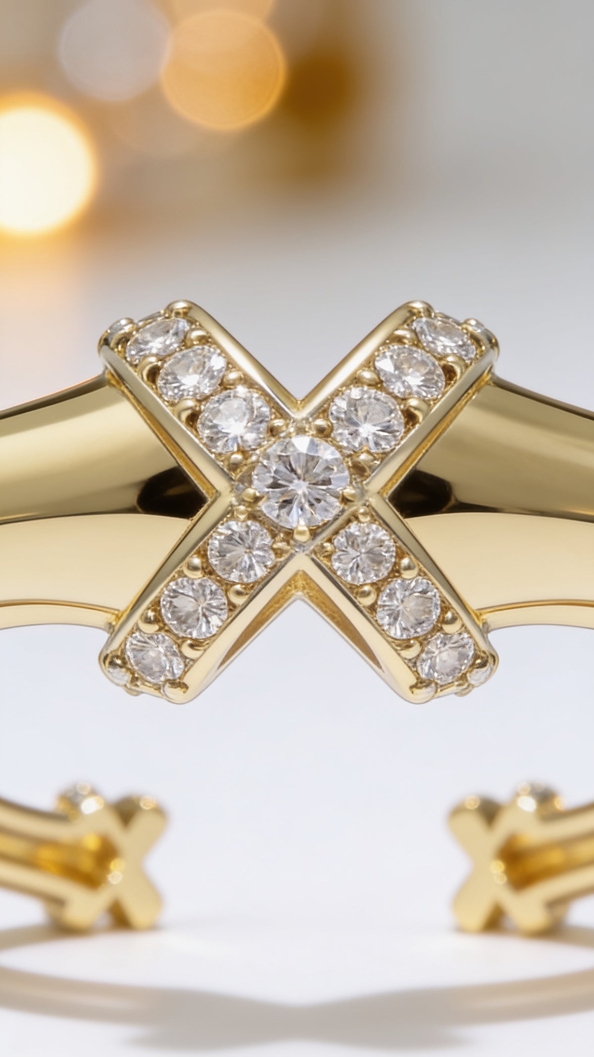 Luxury 24K Gold Filled CZ Open Adjustable Bangle for Woman Bracelet