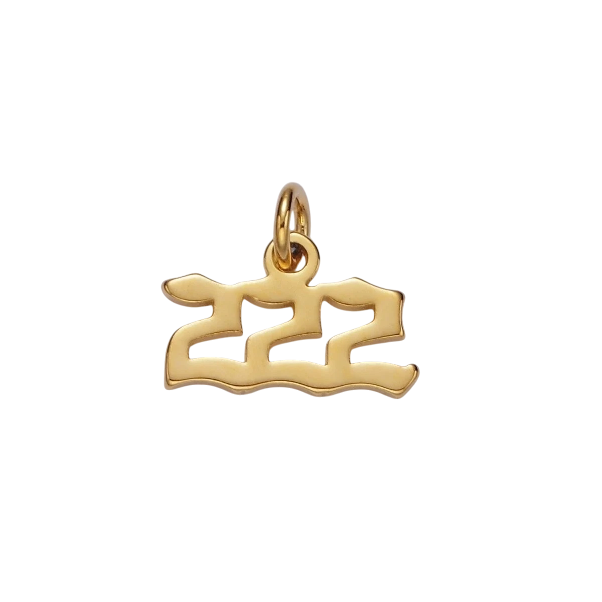 24K Gold Filled Angel Number Numerology Minimalist Mini Charm
