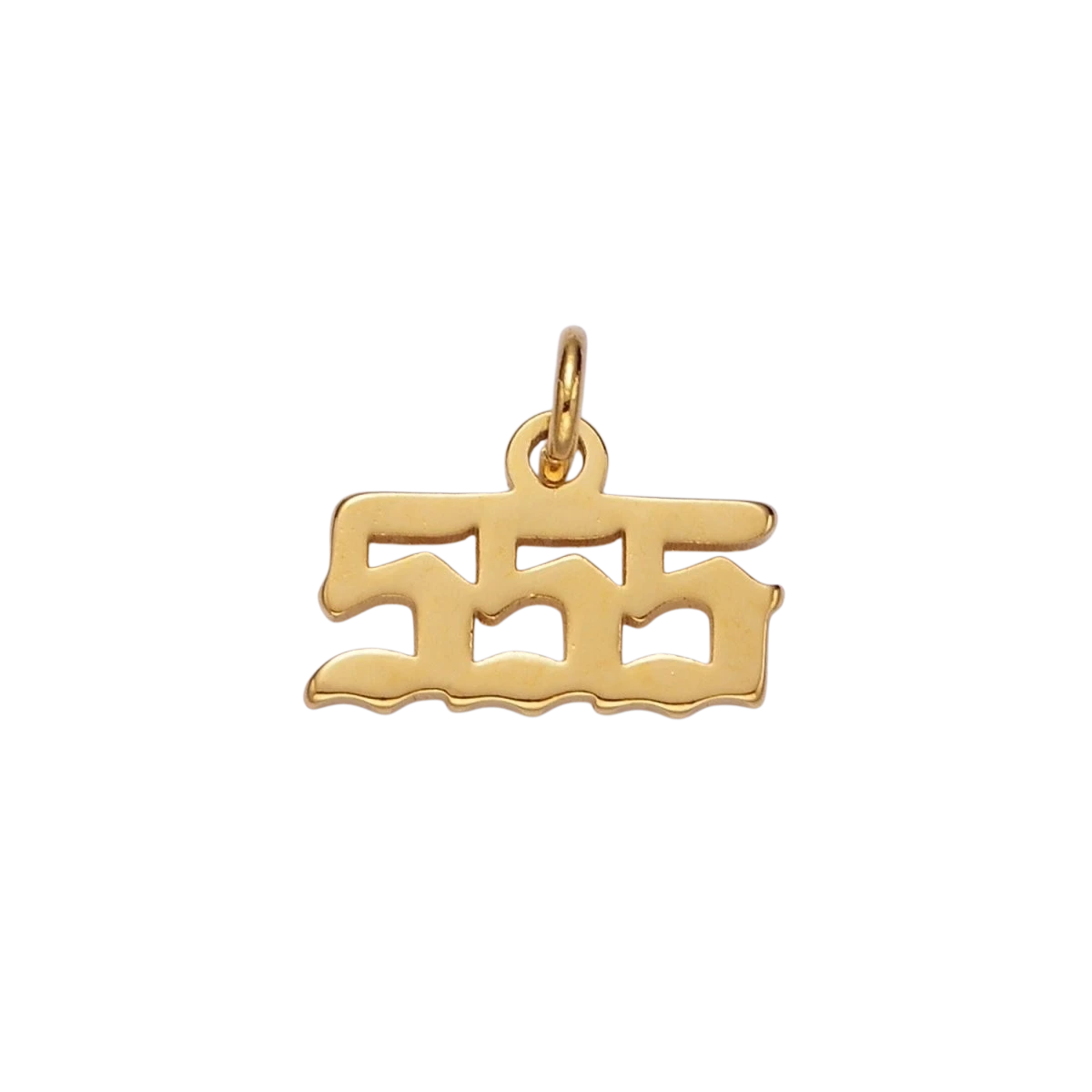 24K Gold Filled Angel Number Numerology Minimalist Mini Charm
