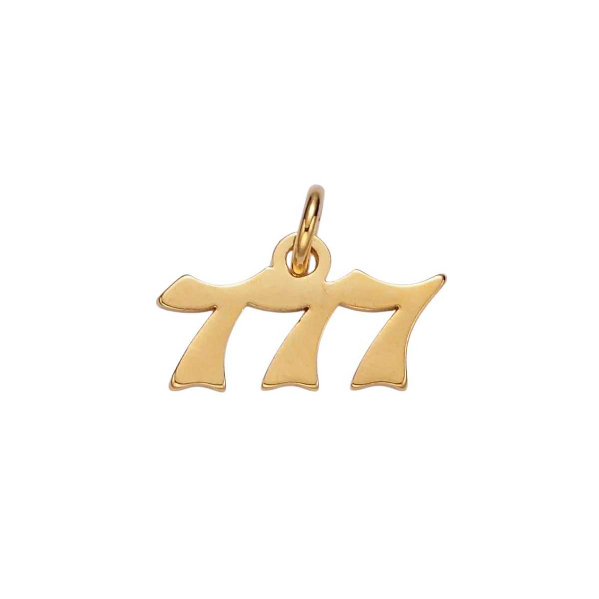 24K Gold Filled Angel Number Numerology Minimalist Mini Charm