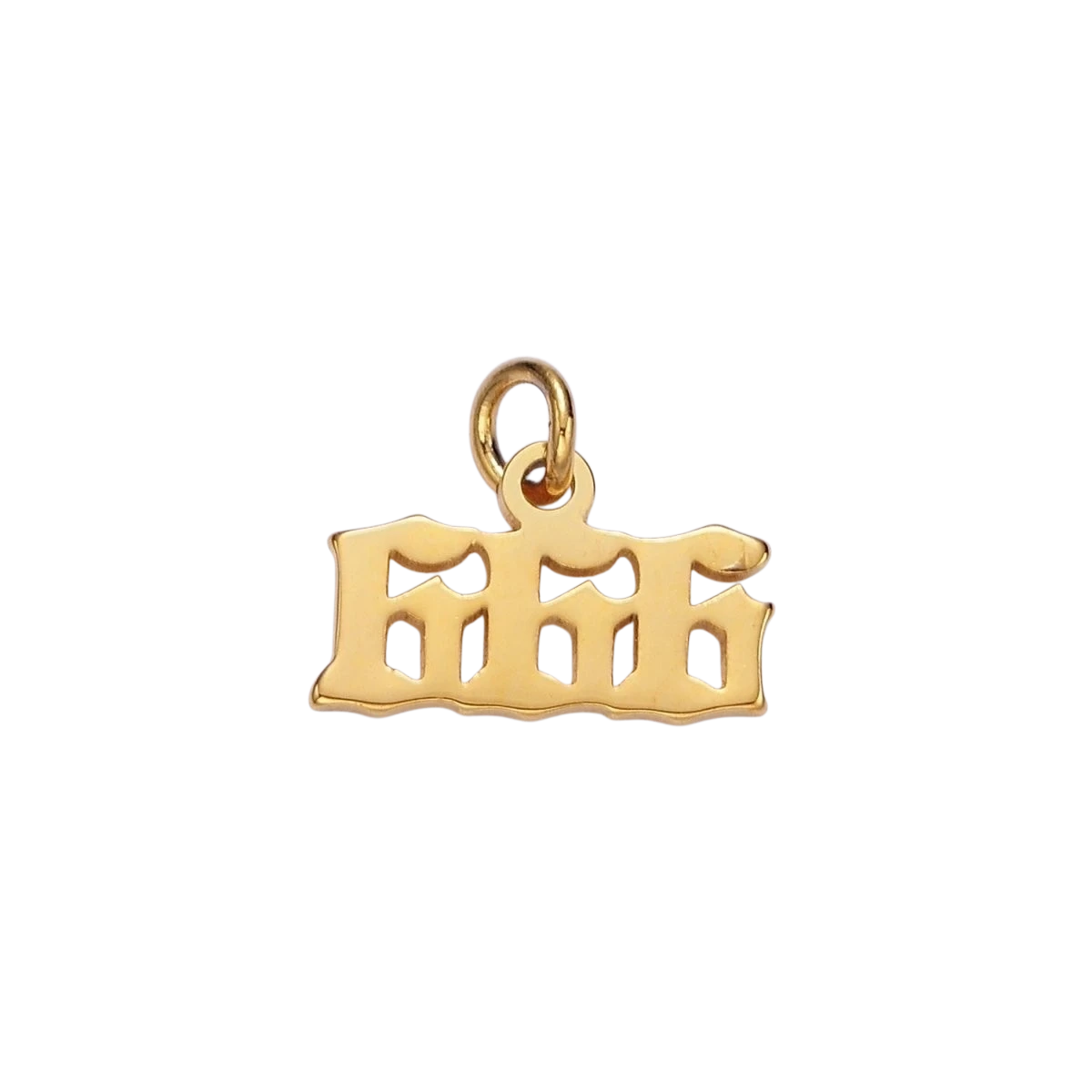 24K Gold Filled Angel Number Numerology Minimalist Mini Charm