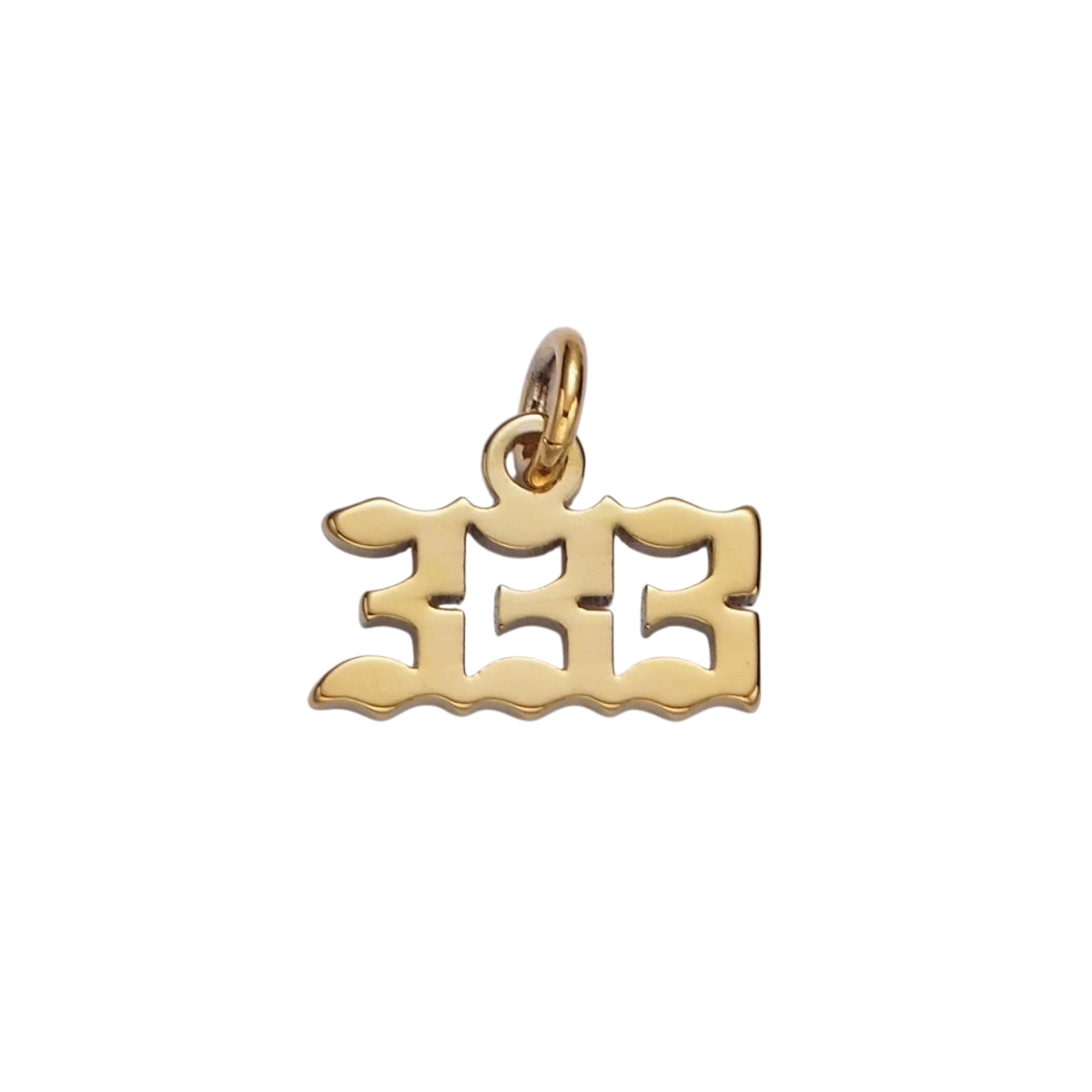 24K Gold Filled Angel Number Numerology Minimalist Mini Charm