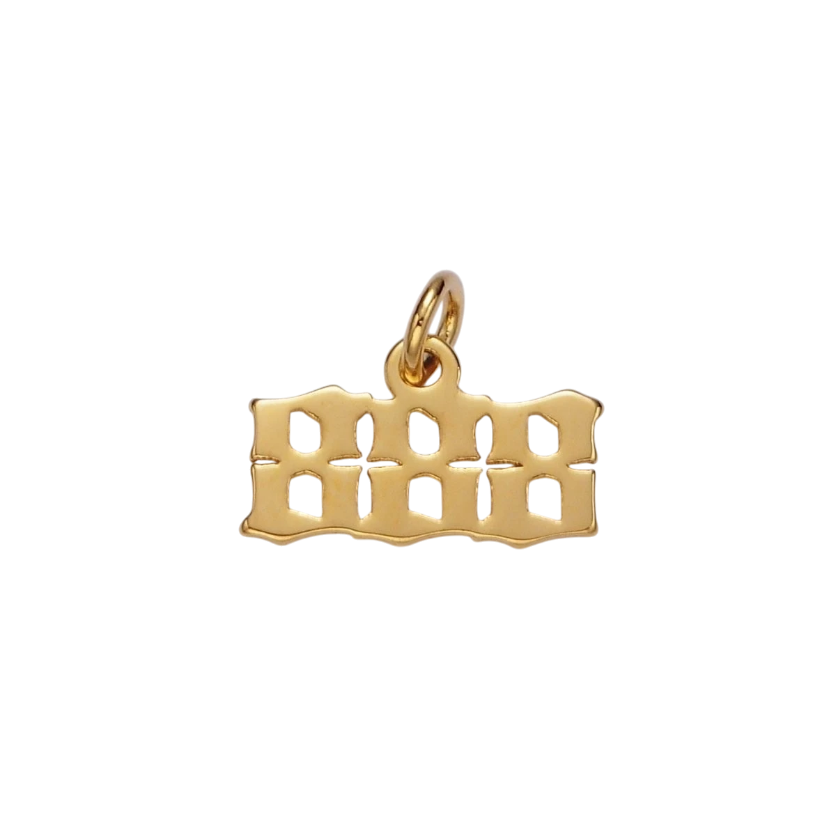 24K Gold Filled Angel Number Numerology Minimalist Mini Charm